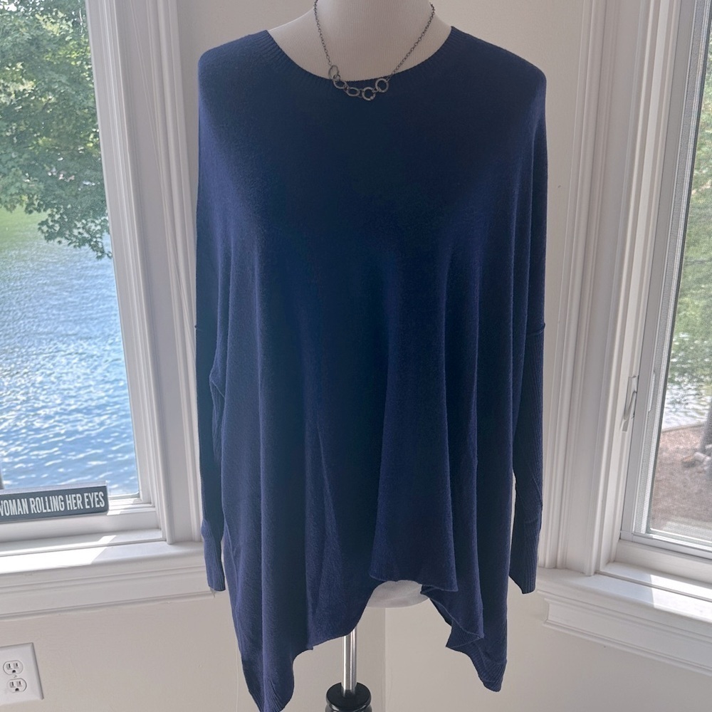 Eileen Fisher Purple Soft & Cozy Knit Jersey Sweater, S/P, EUC